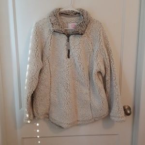 Sherpa quarter zip up